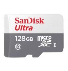 Карта памяти 128GB MicroSD SanDisk Class 10 Ultra UHS-I (100 Mb/s) без адаптера